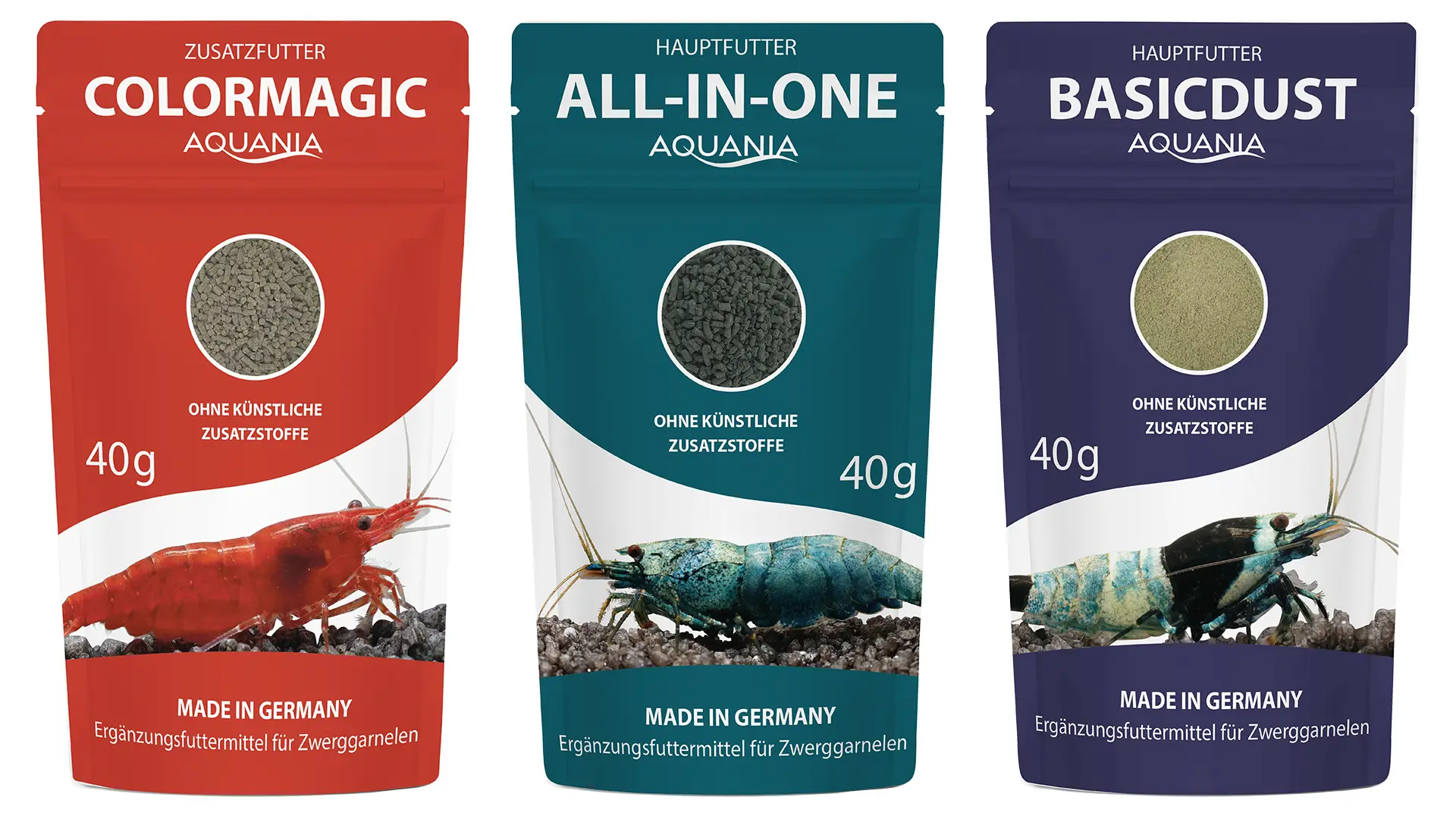 Aquania Garnelenfutter